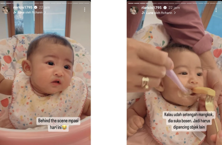 Baby Moana tak ingin makan dan harus dipancing