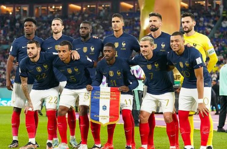 Skuad Timnas Prancis di Piala Dunia 2022 Qatar. (Akun Instagram equipedefrance)