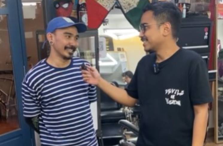 Abdul Rahman Jaya saat diinterview. (Akun TikTok @impas.media)