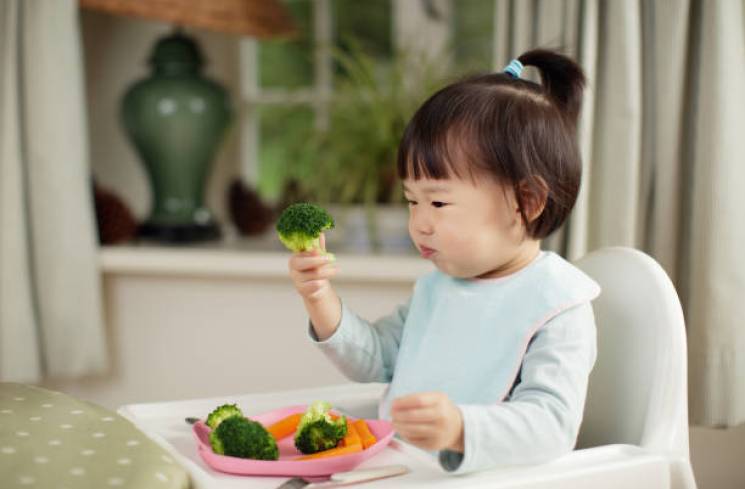 Ilustrasi anak mengonsumsi sayuran. [pixabay]