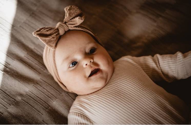 Ilustrasi bayi perempuan. (Foto: Pexels/Dima Sh)
