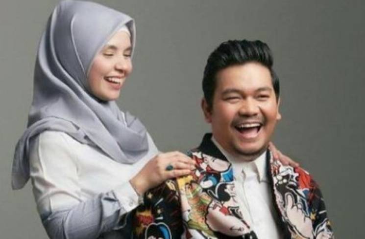 Indra Bekti dan mantan istrinya, Aldila Jelita [Instagram]