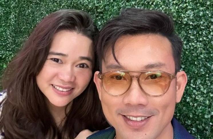 Denny Sumargo dan istrinya, Olivia Allan [Instagram]
